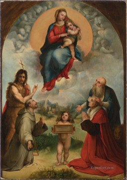 ラファエル Painting - フォリーニョの聖母 ルネサンスの巨匠ラファエロ